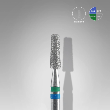 STALEKS frez do skórek diamentowy nasyp DUO ścięty stożek B/G 2.5x8mm