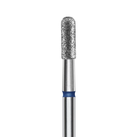 STALEKS Frez diamentowy walec zaokrąglony niebieski nasyp 2.3x6.5mm