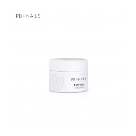 Mleczno-biały żel budujący do paznokci PB Easy Way Milky Soft 15g