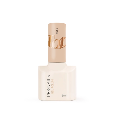 Top do hybryd i żeli przezroczysty no wipe PB NAILS Pure Top Coat 8 ml