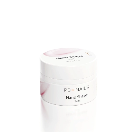Jasnoróżowy żel budujący PB NAILS Nano Shape Soft 50g