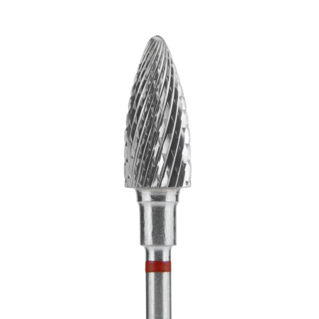 STALEKS frez z węglika spiekanego szyszka czerwony 6x14mm FT110R060/14