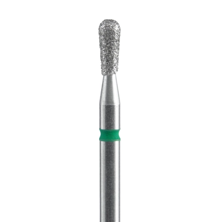 STALEKS Frez do skórek diamentowy maczuga zielony FA120G023/5 2.3x5mm