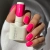Neonowo różowy lakier hybrydowy PB NAILS Shaker 8ml